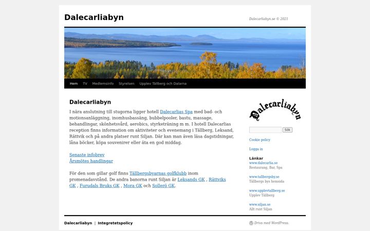 Screenshot of dalecarliabyn.se