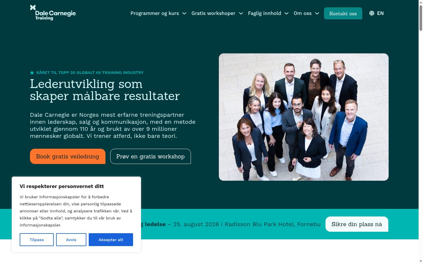 Sutikimo reklamjuostės, rodytos prieš bet kokią sąveiką, ekrano kopija