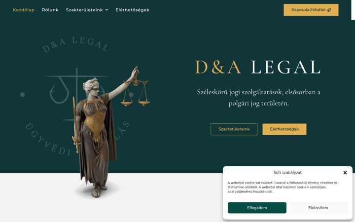 Screenshot of dalegal.hu