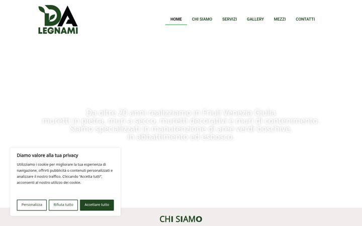 Screenshot of dalegnami.it
