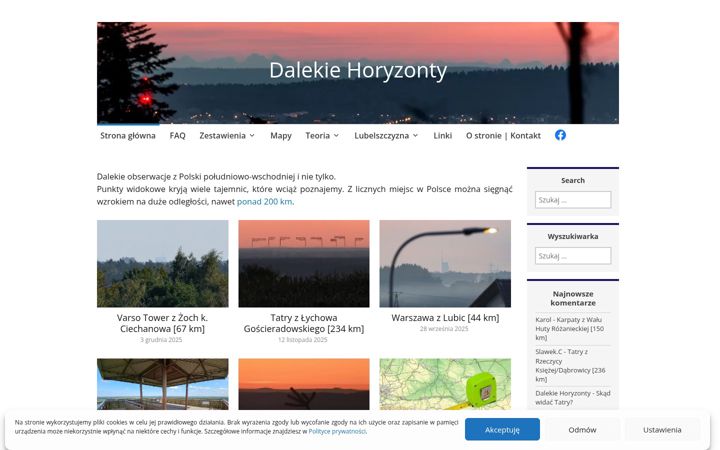 Screenshot of dalekiehoryzonty.pl