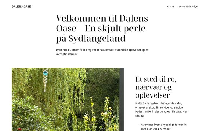Screenshot of dalensoase.dk