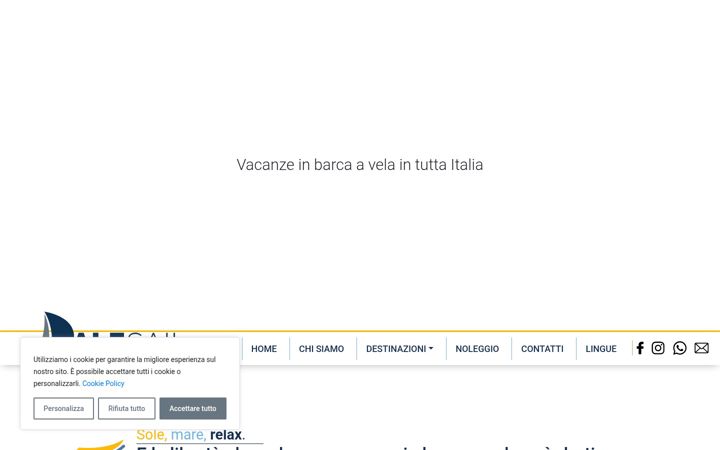 Screenshot of dalesail.com