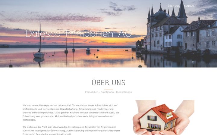 Screenshot of dalesco.ch
