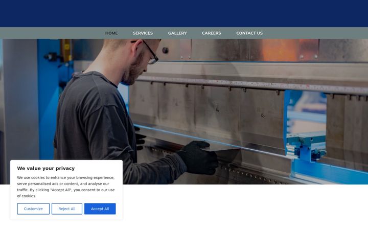 Zrzut ekranu dalesheetmetal.co.uk