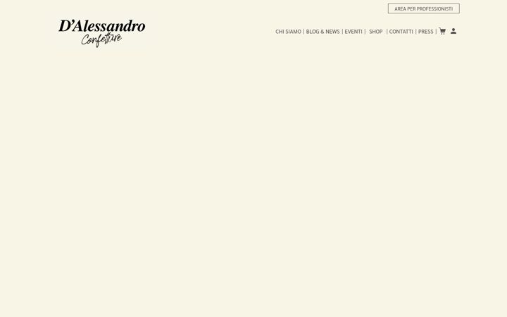Screenshot of dalessandroconfetture.it