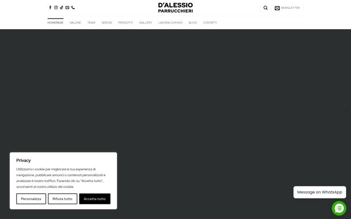 Snímek obrazovky dalessiogroup.it