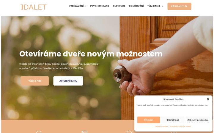 Screenshot van dalet.cz