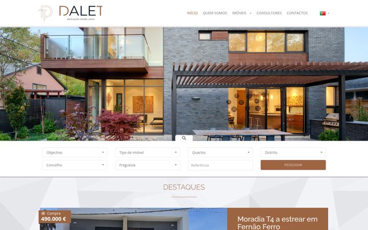 Screenshot of dalet.pt
