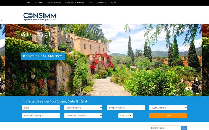 Snímek obrazovky daletrealestate.it