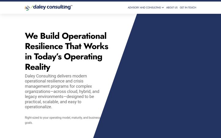 Screenshot of daleyconsulting.com