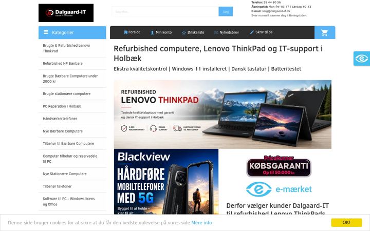Screenshot of dalgaard-it.dk