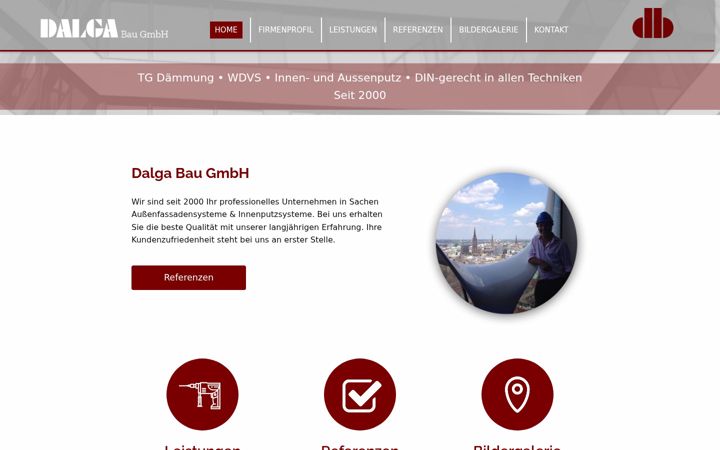 Screenshot of dalgabau.de