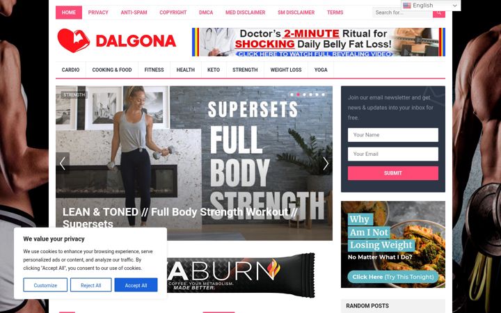 Screenshot of dalgona.jp