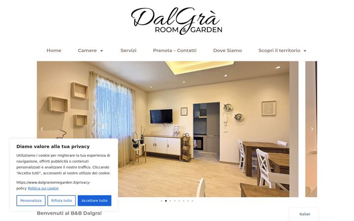 Screenshot of dalgraroomegarden.it