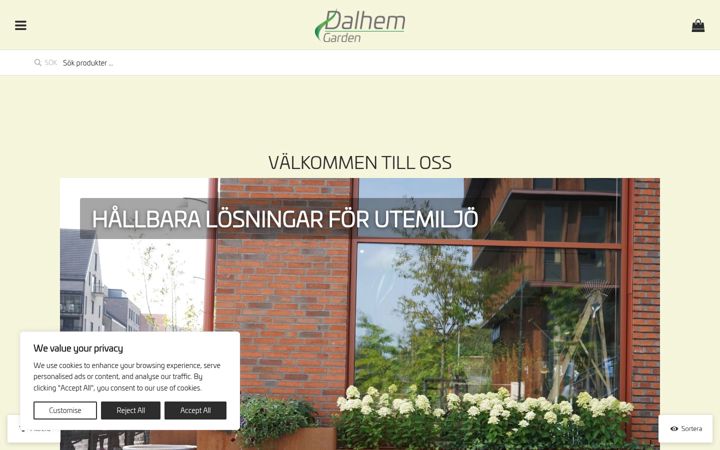 Screenshot of dalhemgarden.se