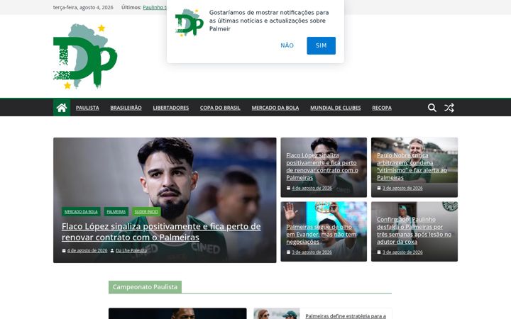 Snimka zaslona za dalhepalestra.com.br