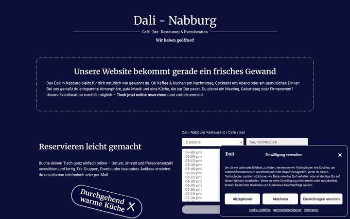 Screenshot of dali-nabburg.de