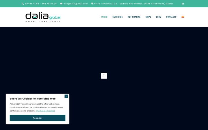 Screenshot of daliaglobal.com