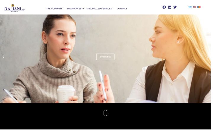 Screenshot of daliani-insurance.gr