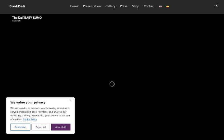 Screenshot of daliartedition.com