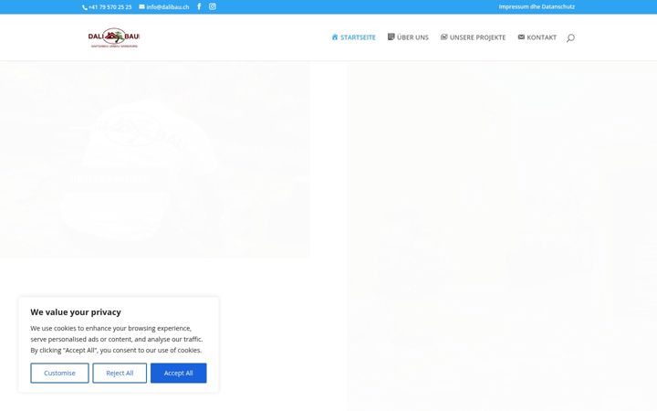Screenshot of dalibau.ch