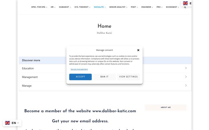Screenshot of dalibor-katic.com