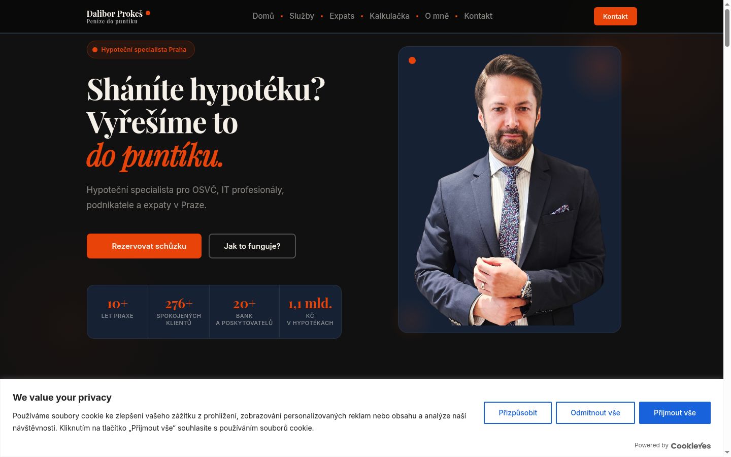 Screenshot van de toestemmingsbanner zoals getoond vóór enige interactie