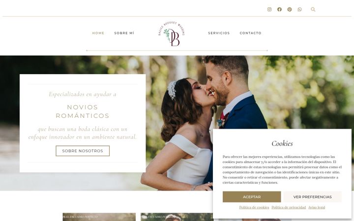 Screenshot of dalicebouquetwedding.com