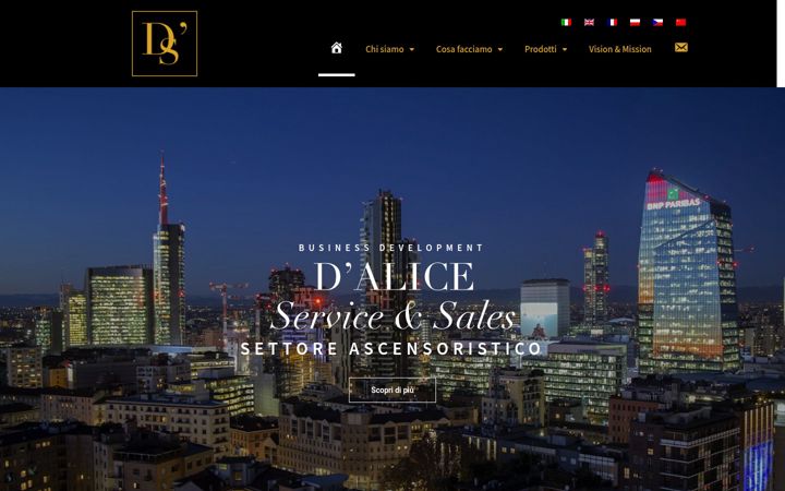 Screenshot of daliceserviceandsales.it