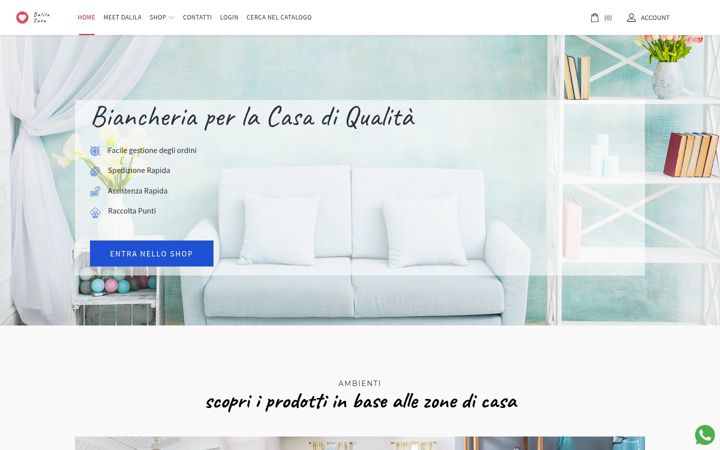 Screenshot of dalilacasa.com