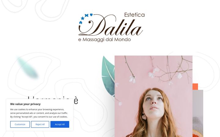 Screenshot of dalilaesteticaearmonia.it