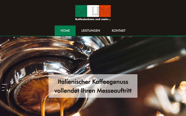 Screenshot of dalina.de