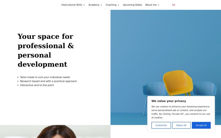 Screenshot of dalipi-training.com