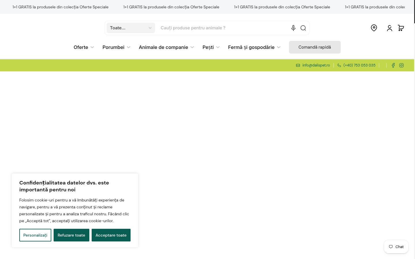 Capture d'écran de la bannière de consentement affichée avant toute interaction