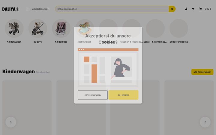 Screenshot of daliya.de
