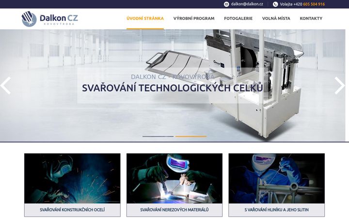 Screenshot van dalkon.cz