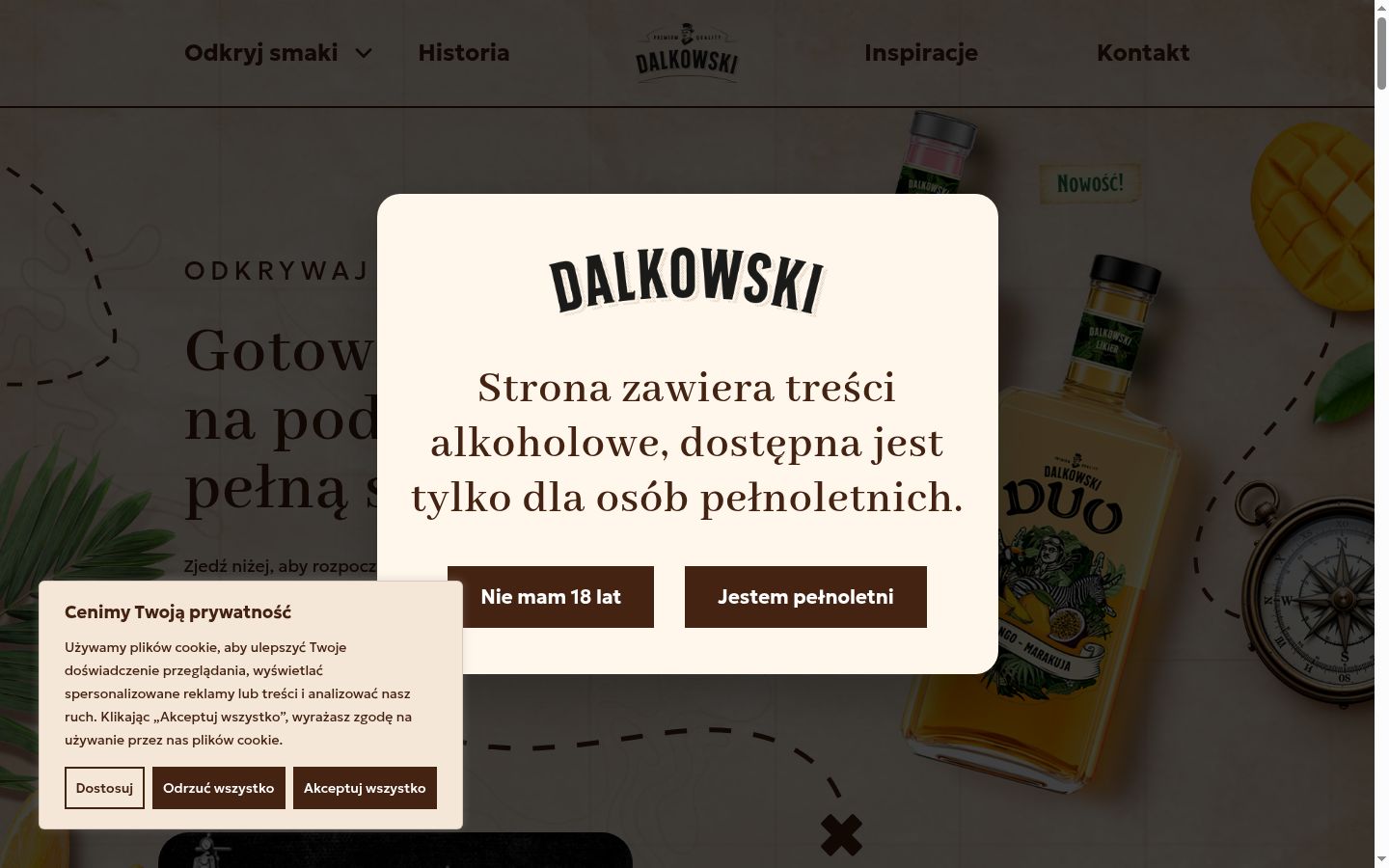 Snímek obrazovky baneru souhlasu zobrazeného před jakoukoli interakcí