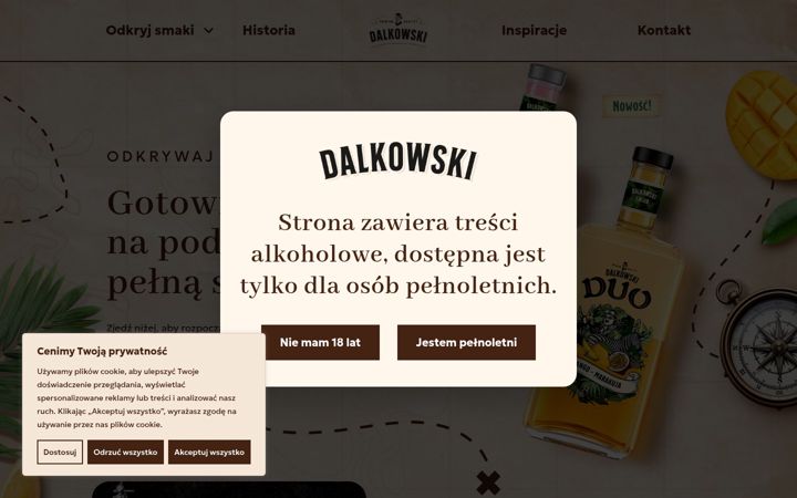 Screenshot του dalkowski.pl