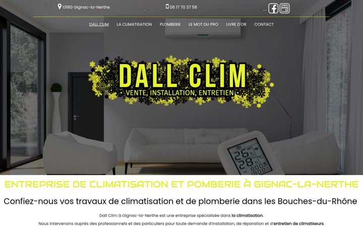 Zrzut ekranu dall-clim.fr