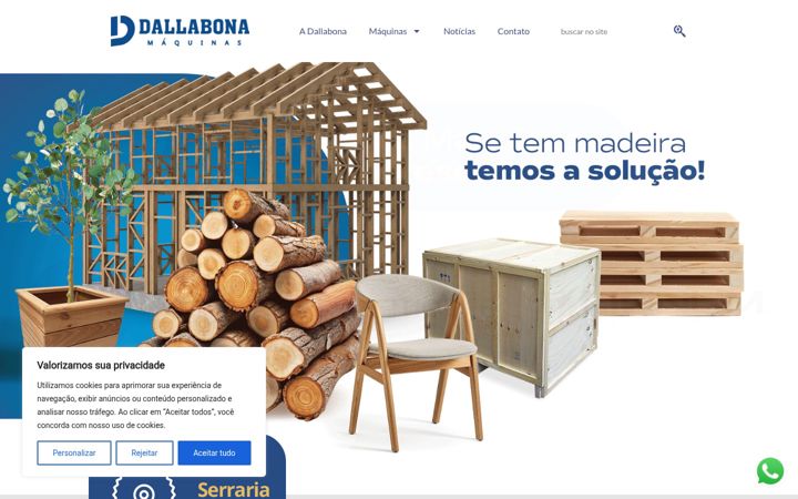 Snimka zaslona za dallabona.com.br