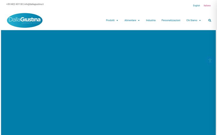 Screenshot of dallagiustina.it