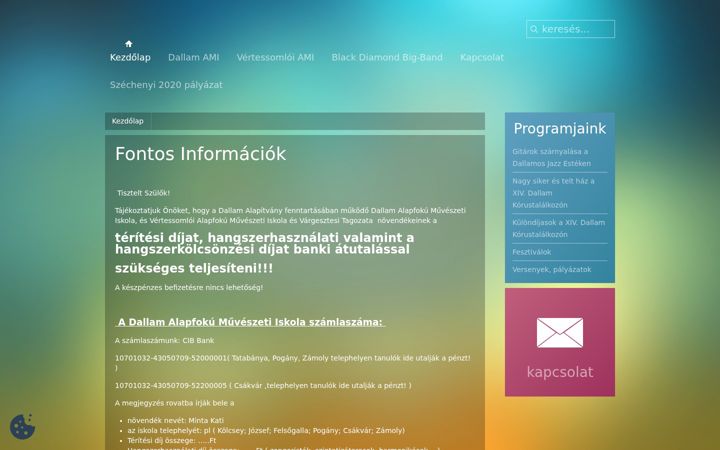 Screenshot of dallamalapitvany.hu