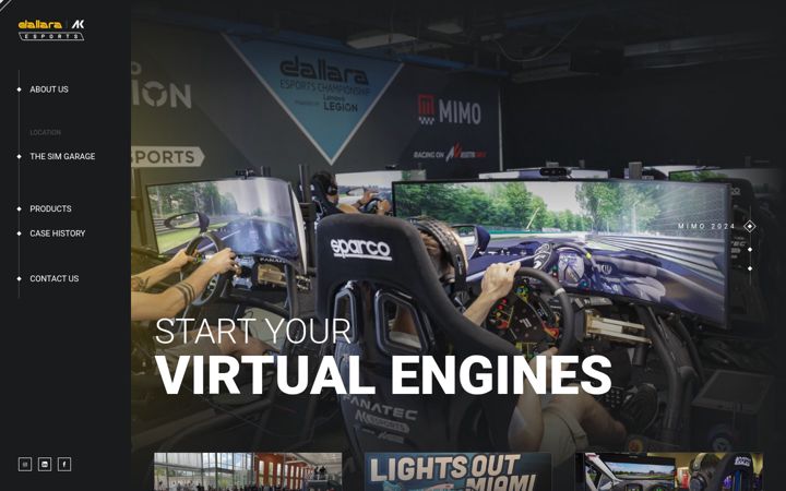 Screenshot of dallara-akesports.com
