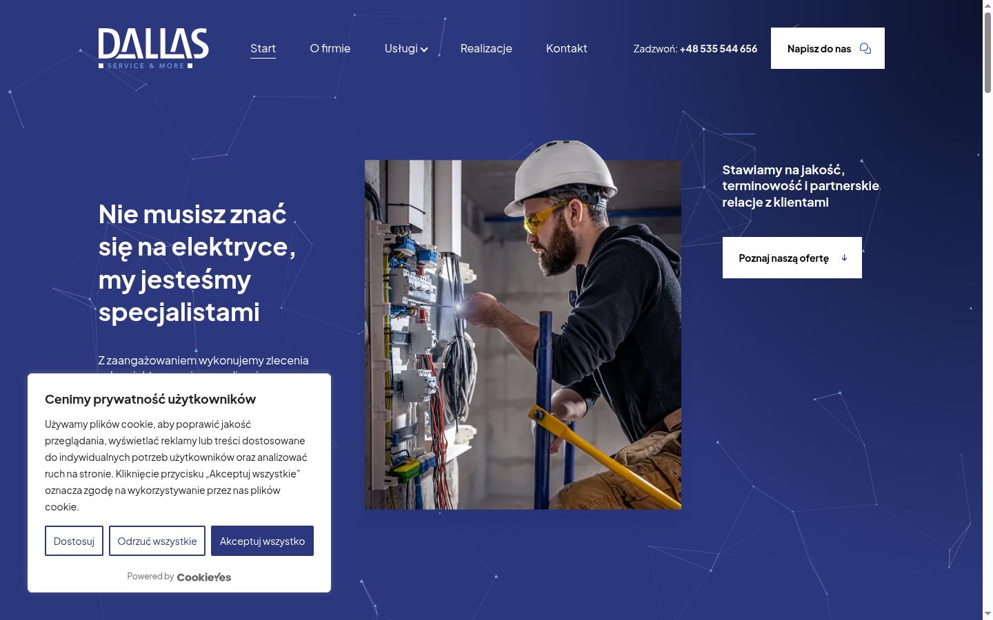 Sutikimo reklamjuostės, rodytos prieš bet kokią sąveiką, ekrano kopija