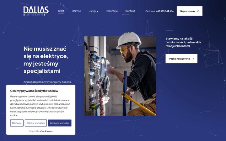 Screenshot of dallas.biz.pl