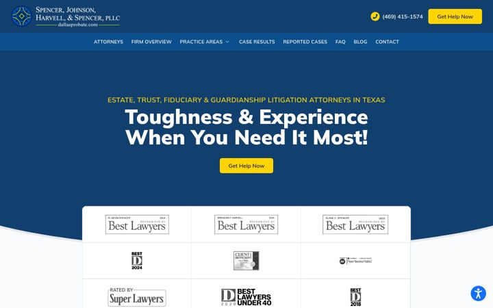 Screenshot of dallasprobate.com