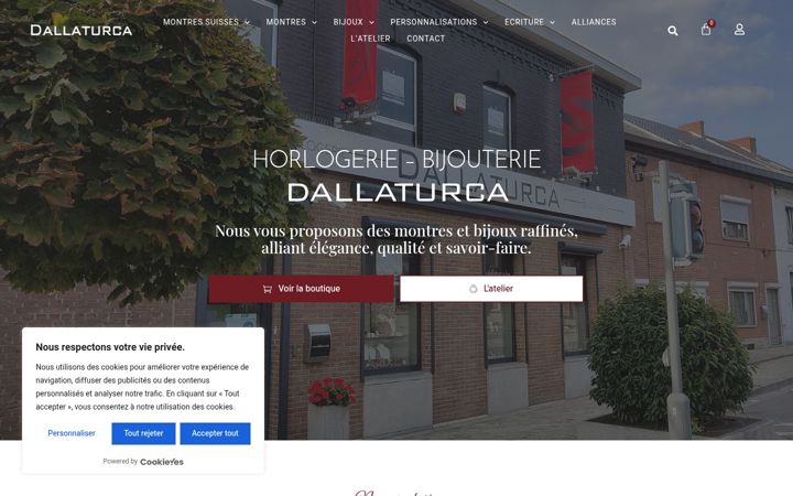Screenshot of dallaturca.be