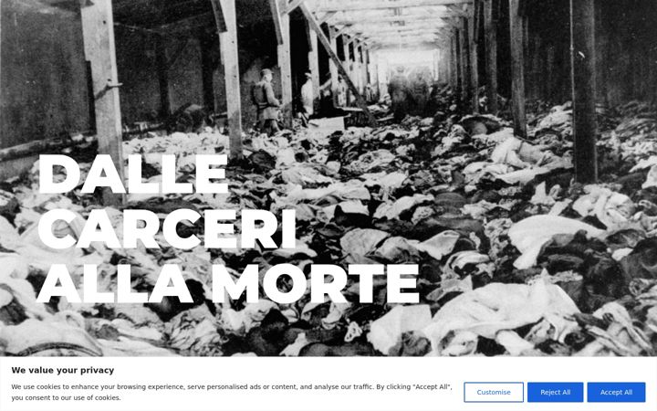Screenshot of dallecarceriallamorte.com