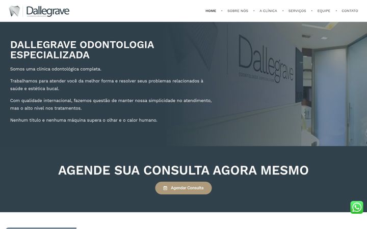 Screenshot di dallegraveodontologia.com.br